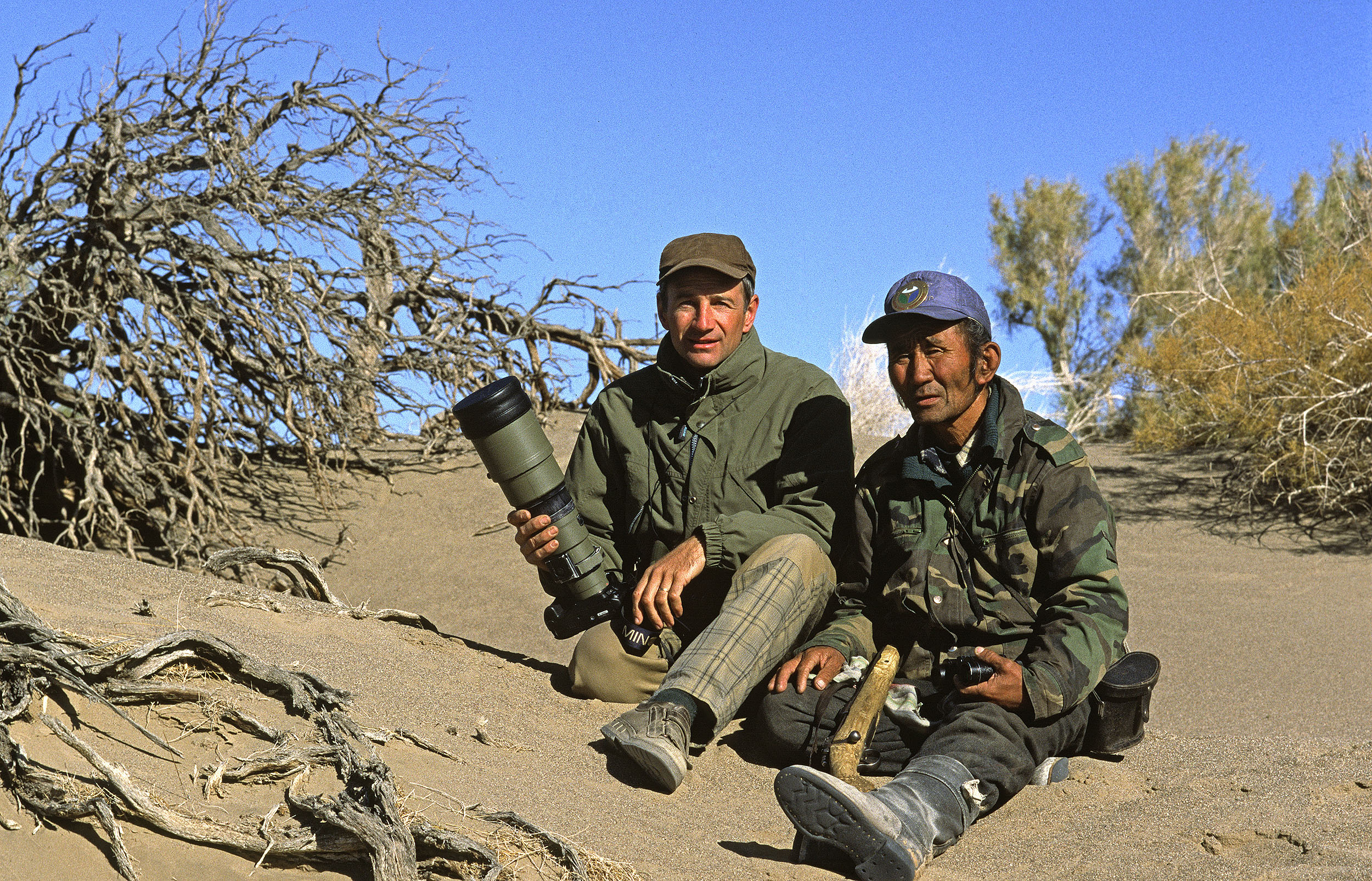 Avec mon guide Tchoïchin, qui a un GPS dans la tête!